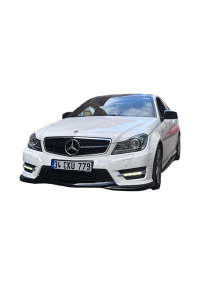 Mercedes W204 C180 Makyajlı Ön Lip Plastik C180 Ön Ek C180 Karlık