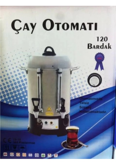 120 Bardak Çay Otomatı Inox