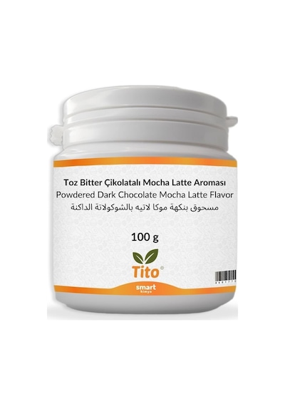 Toz Bitter Çikolatalı Mocha Latte Aroması 100 G