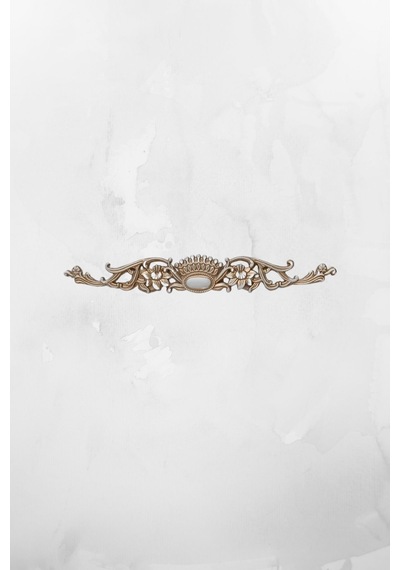 Dekoratif Poliüretan Tavan-duvar-mobilya -dekor-kapı Tacı 34,5 Cm X 5 Cm