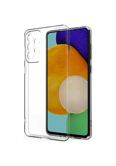 Zore Galaxy Uyumlu A73 Kılıf Kamera Korumalı Süper Silikon Kapak - Renksiz Renksiz