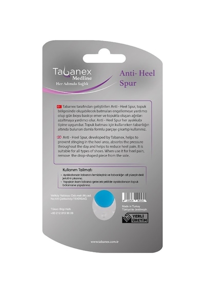 Tabanex Medline Heel Spur Jel - Kadın (Topuk Dikeni) Standart