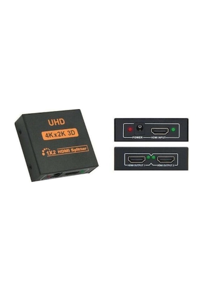 4K Hdmi Splitter 1 In 2 Out 2Li Hdmi Çoklayıcı Splitter 4K*2K 3D