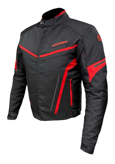 Xspeed Zeus 4 Mevsimlik Korumalı Motosiklet Montu Kırmızı