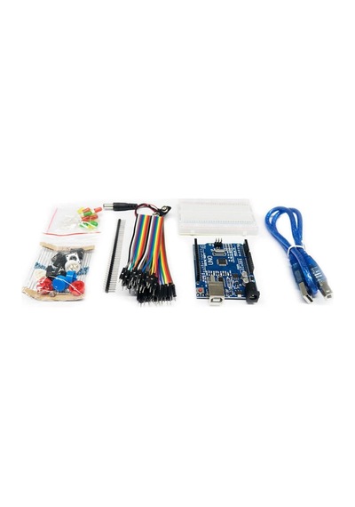 Arduino Uno Başlangıç Seti 77 Parça Breadboard Direnç Buton Led