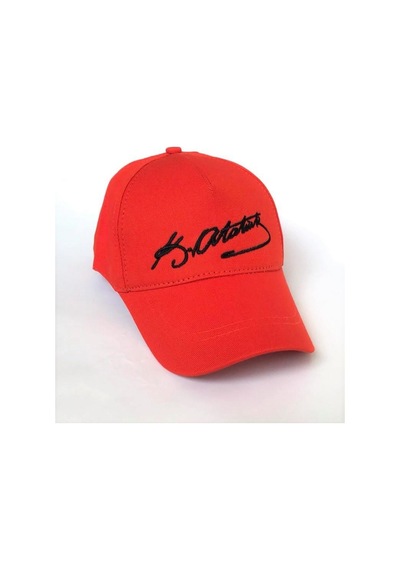 Salarticaret Unisex Atatürk İmza Şapka Nakışlı Unisex Kırmızı