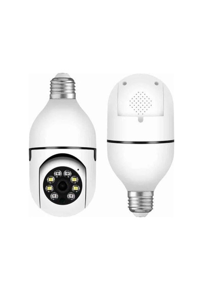 Tr Akıllı Kamera Wifi Kamera Duylu Ampul Görünümlü 360 Derece Dönebilen Ev Kamerası