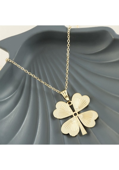 Yonca - 783 - Yeni Sezon - Myceshop - Kolye Sarı