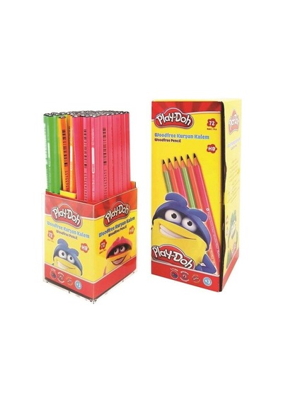 Play-doh Neon Yuvarlak Kurşun Kalem Çok Renkli