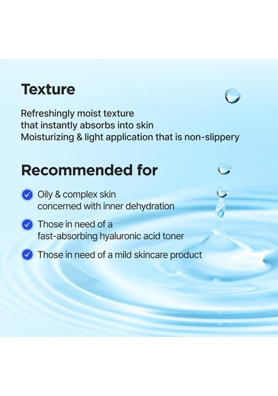 Ultra Düşük Moleküler Hiyalüronik Asit Toner 300 Ml 10,14 Fl.oz Hızlı Emici Hiyalüronik Asit Toner Cildi Derinlemesine Nemlendirir Ve Pürüzsüzleştirir