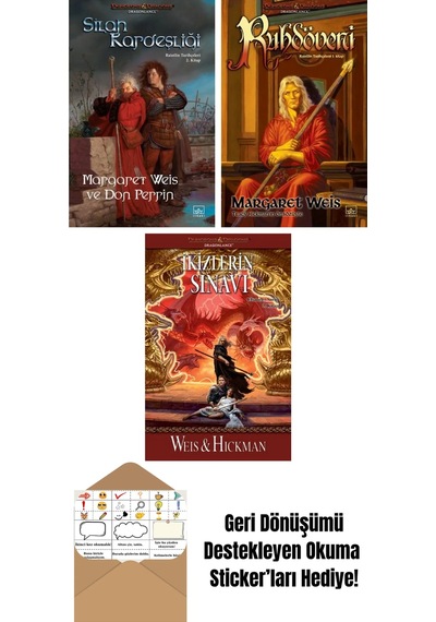 Silah Kardeşliği Raistlin Tarihçeleri 2. Kitap + Ruhdöveni Raistlin Tarihçeleri 1. Kitap + İkizlerin Sınavı Efsaneler Serisi 3. Kitap