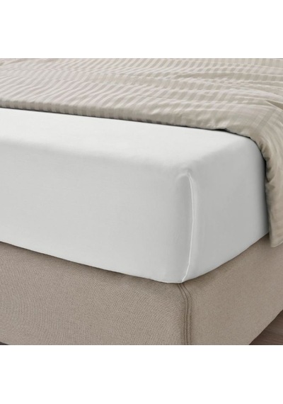 Ikea Nattjasmın Tek Kişilik Çarşaf 150 X 260 Cm Beyaz