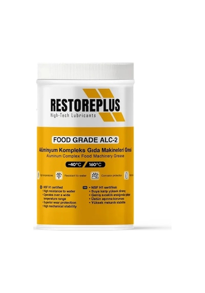 Restoreplus Food Grade Alc-2 Alüminyum Kompleks Gıda Makineleri Gresi 1 KG
