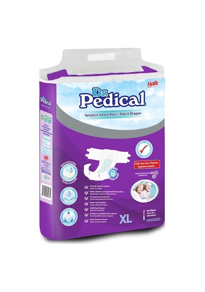 Dr. Pedical Hasta Bezi Xlarge 30'lu