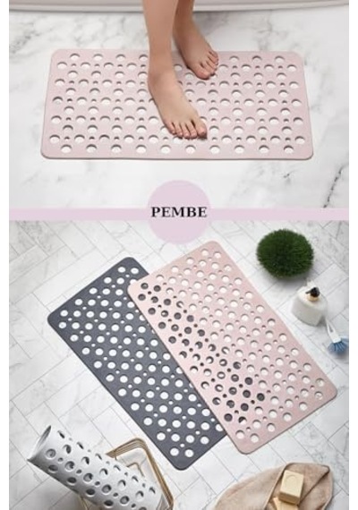Kaydırmaz Duşakabin Banyo Ve Duş Paspası 66 Adet Vantuzla Yapışır 33 X 66 Cm Bnystisgstore26 000 Açık Krem