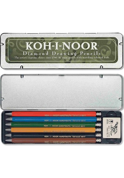 Koh-I Noor 6Lı Versatil Kalem Seti - Diamond Drawing Pencils 5217