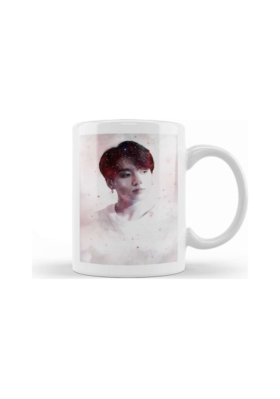 Bts Kookie Red Galaxy Exposure Bts Army Kpop Gift Kupa Bardak Porselen Karışık