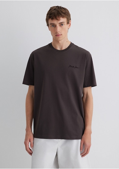Mavi Koyu Kahve Erkek T-shirt M0612733-70219 Koyu Kahverengi