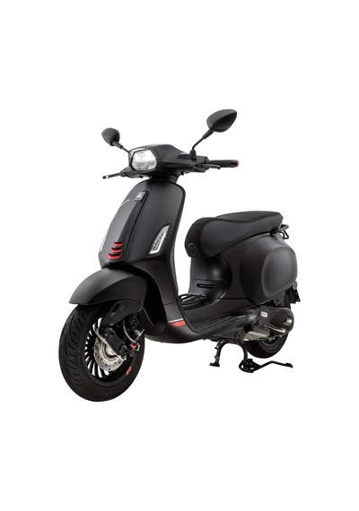 Vespa Sprint Ayna Kısa Tip Mat Siyah Takım M8 2013-2023 / Sıp