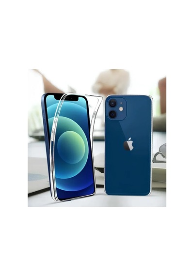 Samsung Galaxy Uyumlu A06 Çift Taraflı Silikon Kılıf Şeffaf
