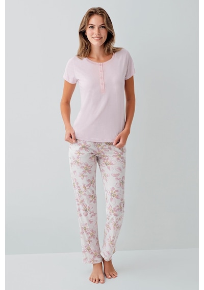 Arnetta Kadın Pembe Pijama Takım Ar3624-s-v1 Pembe