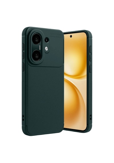 Vivo X200 Fe Auto Focus Karbon Kapak - Koyu Yeşil 0.2M-Çok Renkli