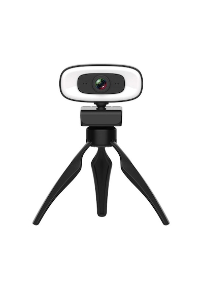 Coverzone PC-10 2K HD 2560 x 1440P Mikrofonlu Işıklı Webcam