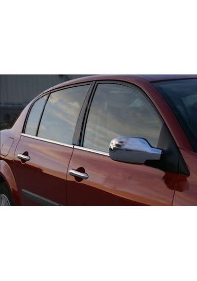 Renault Megane 2 Sedan Cam Çıtası 4 Kapı 2004 -2010 Paslanmaz