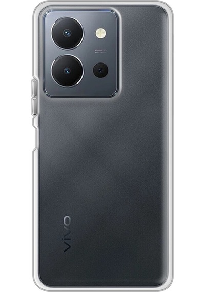 Vivo Uyumlu Y36 4g Kapak 1mm Süper Silikon Şeffaf Kılıf