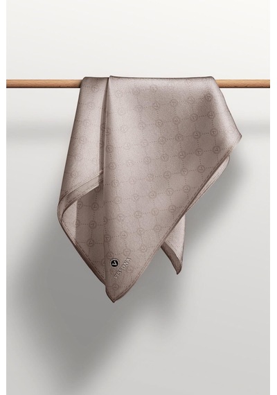 Vissona Twill İpek Eşarp Taş Gri