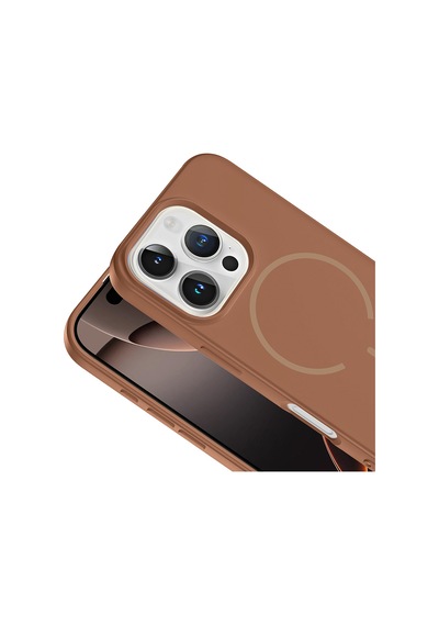 Apple iPhone Uyumlu 16 Pro Kılıf Magsafe Destekli Kamera Korumalı Yumuşak Silikon Pazarplus Rose Pembe