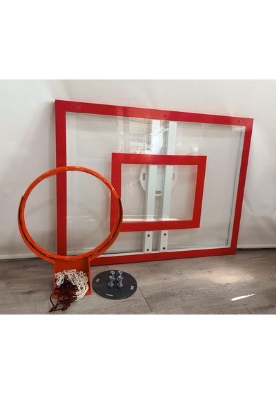 Mia Basketbol Panya Seti 90 120 8 Mm Solid Polikarbon 45 Cm Sabit Çember
