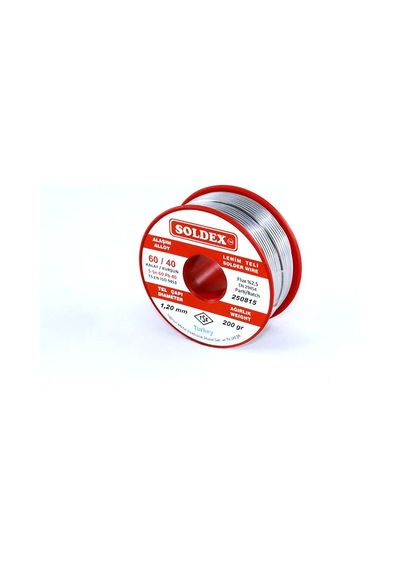 Soldex 1.2 Mm 200 Gr Lehim Teli Sn60 Pb40
