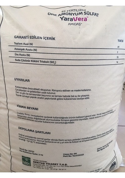 Amidas Yavaş Salınımlı Üre. Gübre,