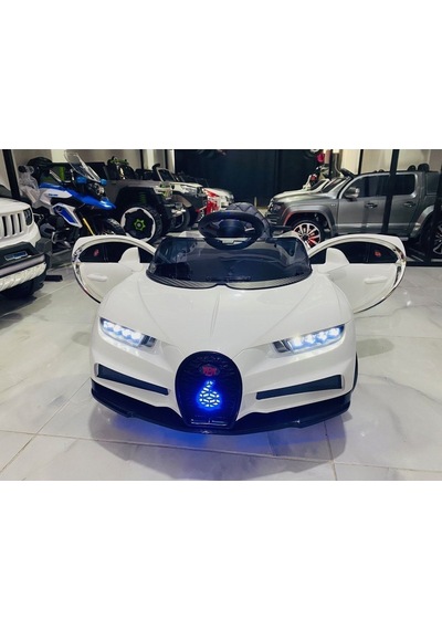 Bugatti Akülü Araba 12V 0-4 Yaş Beyaz
