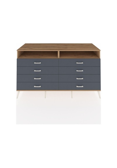 Kronos Konsol 2 Raflı 8 Çekmeceli 176x59x99 Çam-çam/antrasit Çam-çam/antrasit Kronos Konsol 2 Raflı 8 Çekmeceli 176x59x99 Çam-çam/antrasit Çam-çam/antrasit