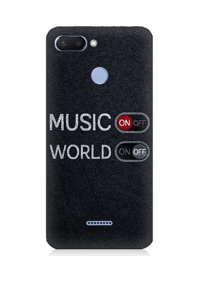 Xiaomi Redmi 6 Uyumlu Müzik On Desenli Silikon Kılıf
