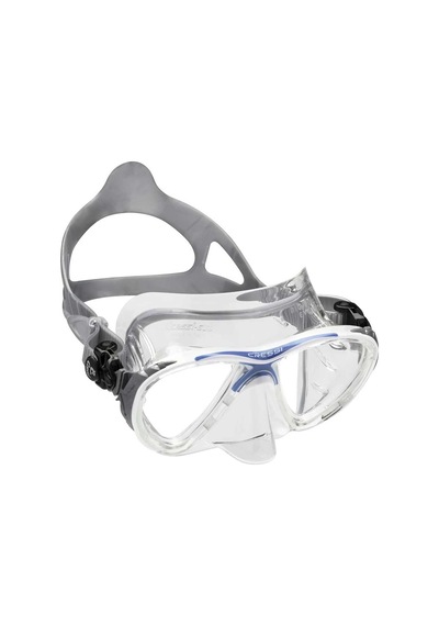 Cressi Big Eyes Evolution Crystal Yetişkin Dalış Maskesi Şeffaf-mavi Tek Renk