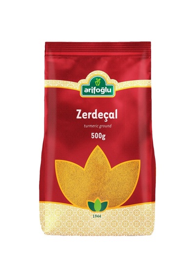 Arifoğlu Öğütülmüş Zerdeçal 500g - Doğal Baharat 3'li Ekonomik Paket - 3 Adet Tarı