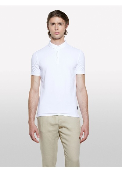 %100 Pamuk Regular Fit Polo T-shirt Erkek Beyaz Polo - 325p3089s300t Beyaz