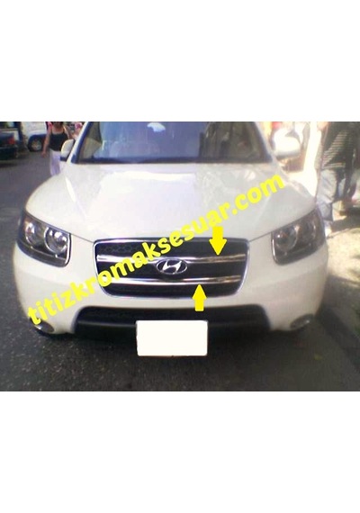 Hyundaı Santa Fe 2007-2010 Krom Ön Panjur Aksesuarı 2 Parça P.Çlk