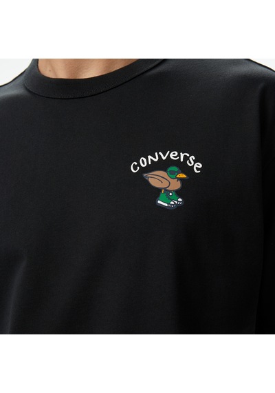 Converse Pool Side Star Chevron Erkek Siyah T-shirt10028740