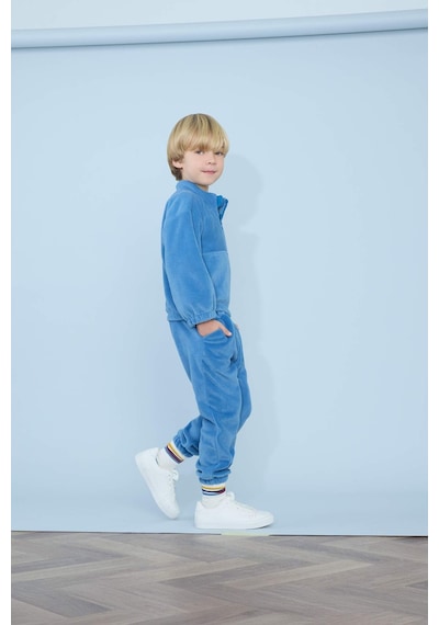Defacto Erkek Bebek 2li Takım Polar Yarım Fermuarlı Sweatshirt Eşofman Altı G4394a525wnbe215 Mavi-be215 Defacto Erkek Bebek 2li Takım Polar Yarım Fermuarlı Sweatshirt Eşofman Altı G4394a525wnbe215 Mavi-be215