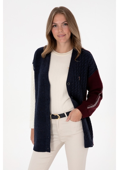 U.s. Polo Assn. Kadın Lacivert Hırka Triko 50310761-vr033 Lacivert