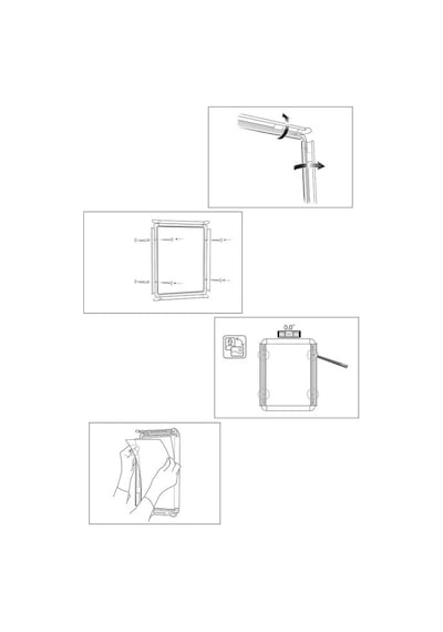 Tak Çıkar Rondo Çerçeve A4 21x30 Cm 3 Adet Açılır Kapanır Çerçeve Aç Kapa Çerçeve A4 Afiş Çercevesi