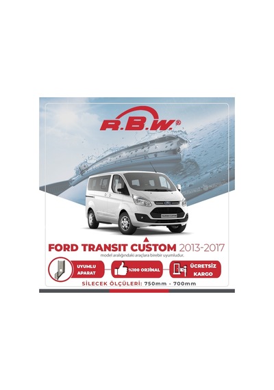 Ford Transit Custom Muz Silecek Takımı (2013-2017) RBW