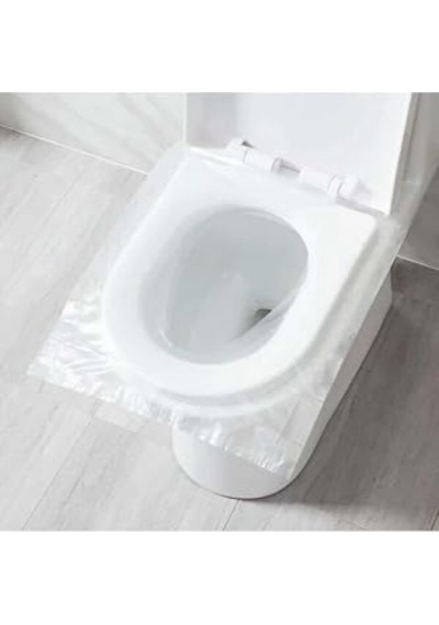 Tineke 50 Adet Tek Kullanımlık Klozet Örtüsü Klozet Poşeti Klozet Kapak Örtüsü Dispenseri Diğer