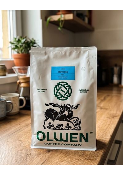 Olwen Espresso Çekirdek Kahve Kahve Base 3 - 1 Kg Bitter Çikolata, Fındık, Badem