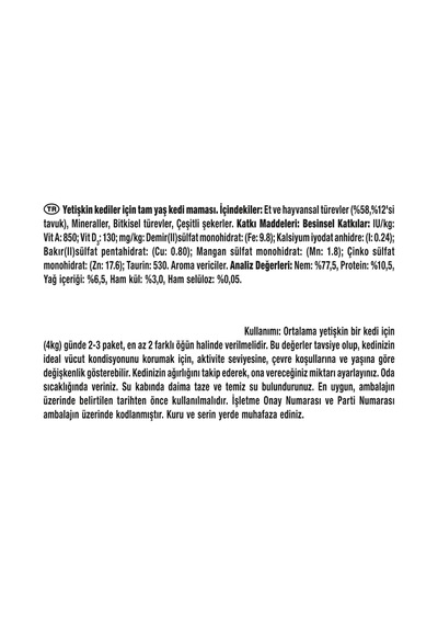 Proplan Gourmet Gold Kıyılmış Tavuk Etli Yaş Kedi Maması 85 G