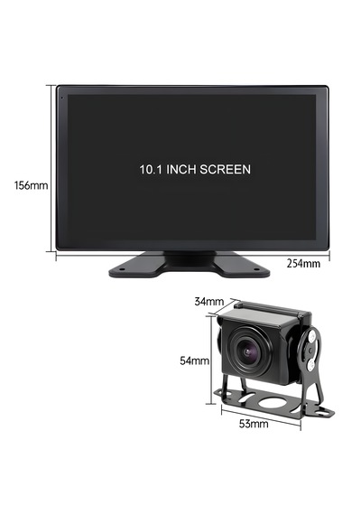 İdragon 10.1 İnç Ips 4 Kameralı Dvr Profesyonel İş Makinesi Ve Ağır Vasıta Kamera Sistemi